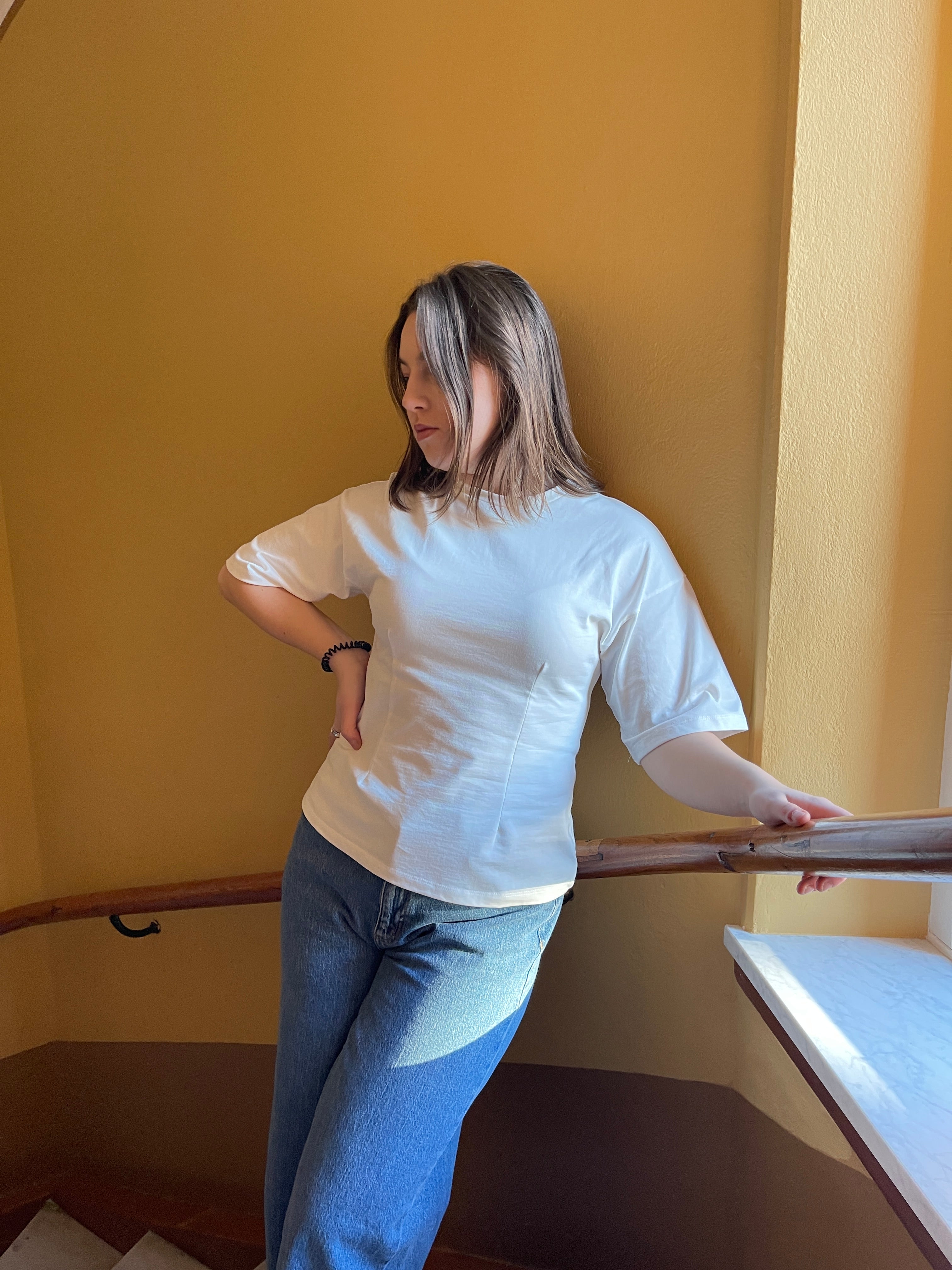 VIENDA Top - Cloud Dancer